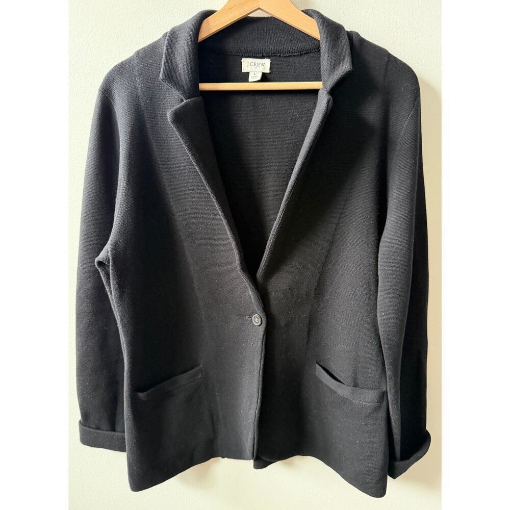 J. Crew cotton blazer women's size L